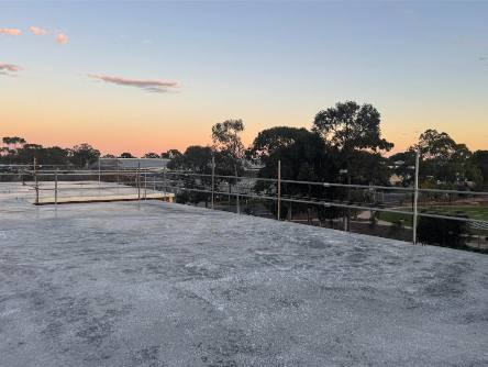 Exposed aggregate concrete Adelaide commercial hardstand